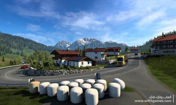 تحميل لعبة الشاحنات Euro Truck Simulator 2 مع جميع الإضافات - Wifi4Games